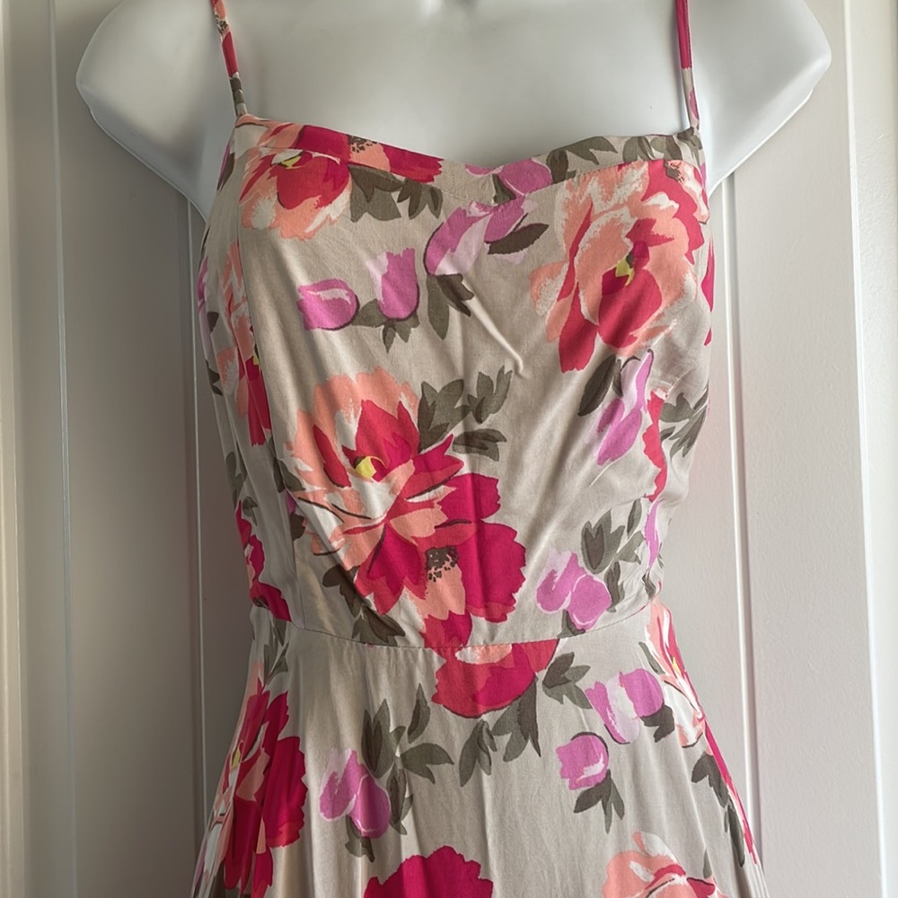 Old Navy spaghetti strap, floral dress size small - Picture 2 of 6